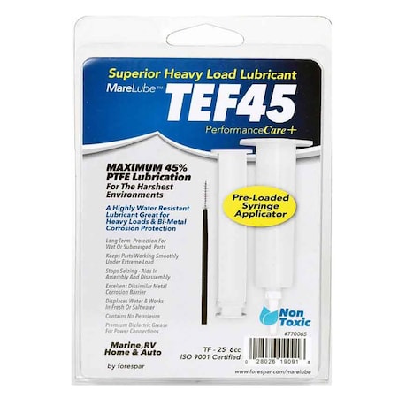 Forespar Performance Products Forespar Marelube TEF45 6cc Syringe 770065